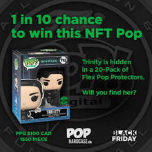 Load image into Gallery viewer, Trinity NFT Funko Pop: 1/10 Chance + 20 Flex Pop Protectors