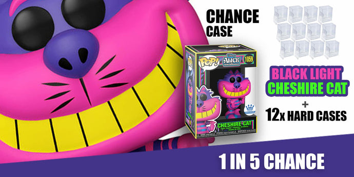 Black Light Cheshire Cat Chance Case