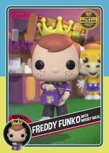 Load and play video in Gallery viewer, 1 in 10 Chance: Freddy Funko with Mooby Meal NFT Pop + 12 Pack Hard Stacks

