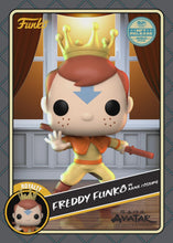 Load and play video in Gallery viewer, 1 in 10 Chance: Freddy Funko in Aang Costume NFT Pop + 8 Pack Hard Stacks
