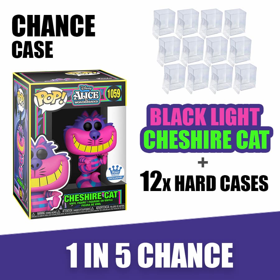 Black Light Cheshire Cat Chance Case 12-Pack