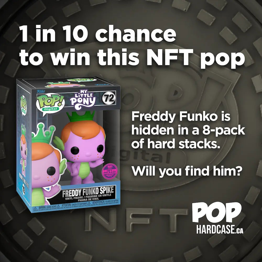 1 in 10 Chance: Freddy Funko as Spike NFT Pop + 8 Pack Hard Stacks